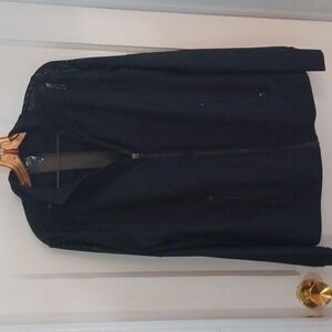 Xersion jacket zipper front running jacket size large